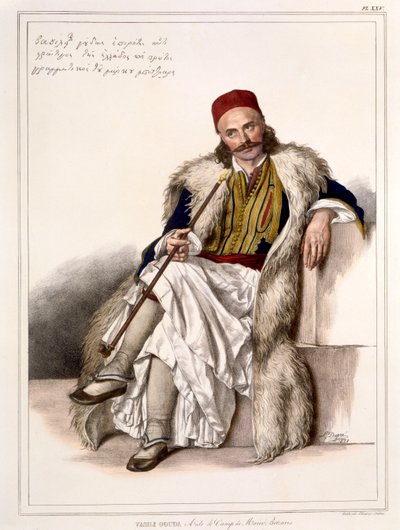 Vanila Gouda, Aide de Camp of Notis Botazaris - Plate XXV, from 